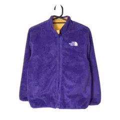 ノースフェイス　リバーシブルジャケット　ナイロン　フリース　刺繍　キッズ　140