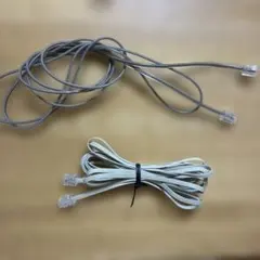 モジュラーケーブル ホワイト 2コネクタ