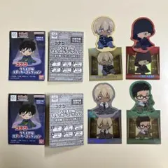 名探偵コナン ちぢませ隊ステッカーコレクション ④⑥ 安室透 赤井秀一 風見裕也
