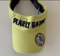 PEARLY GATES ゴルフバイザー イエローのサムネイル