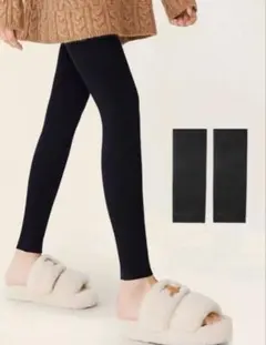 3枚セット 薄手 着圧レギンス スパッツ ブラック
