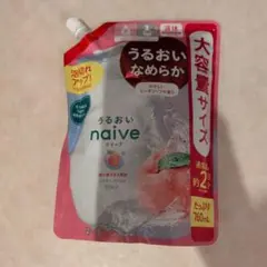 【ナイーブ液体ボトル用】ボディソープ 桃の葉エキス 詰替 760mLのサムネイル