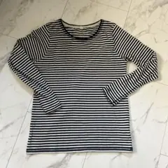 Heart market ボーダー長袖Tシャツ