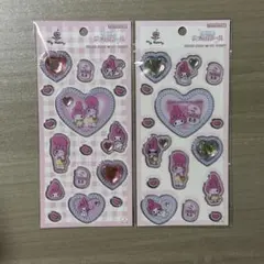 サンリオ マイメロ マイメロディ エスターバニー キラキラジュエルシール 2枚