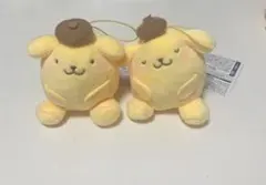 サンリオキャラクターズ　むにゃすやマスコット　ポムポムプリン