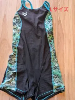 Lサイズ、練習用水着、競泳用水着、ミドルスパッツ、水着、arena、メッシュ