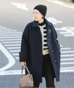 F by ROSSO 『UR TECH』ブークレステンカラーコート