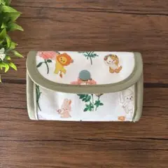 ◾️134.ハンドメイド ユキエモン 3ポケットポーチ