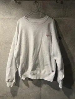 90p Russell Athletic クルーネックスウェット グレー(XL)