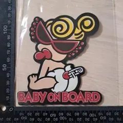 [匿名発送] ヒスミニ　BABY ON BOARD ステッカー　磁石　車
