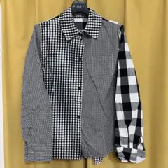マルチギンガムチェック　長袖シャツ　美品