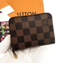 【極美品】ルイヴィトン ダミエ ジッピー コインパース コインケース ブラウン