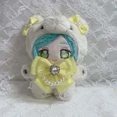 ぬいぐるみ ぬい用 リボン イエロー 黄色 いつぬいサイズ ⑪