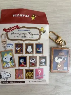 スヌーピー コレクション絵画風キーホルダー　PEANUTSのサムネイル