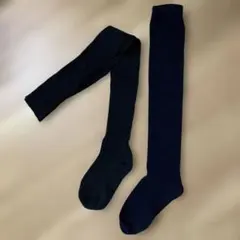黒ロングソックス2足セット