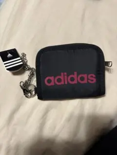 adidas ブラック 財布 チェーン付き