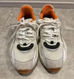 PUMA RS-2K スニーカー ホワイト オレンジ 厚底 24.5cmのサムネイル