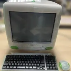 【美品・動作確認済】Apple iMac G3 ライム（元箱付き）