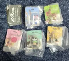 ズートピア ブリスターチャームコレクション 全5種類 コンプリートセット
