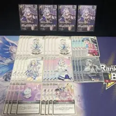 【人気】天音かなた ur 4枚セット＋デッキパーツ付き　ホロカ