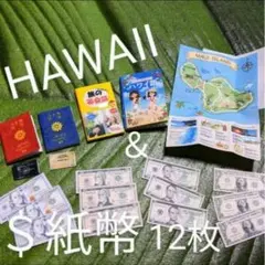 ★小っちゃ〜いHAWAIIトラベルセット&$紙幣★