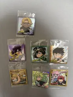 ヒーローキャラクター ステッカー 7枚セット