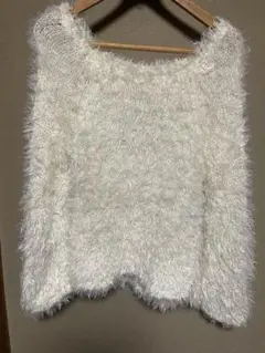 ボアニット　白　Ｌサイズ　GU