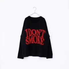 SHEIN◆ロゴニット◆Vネックロゴニット◆ブラック◆L