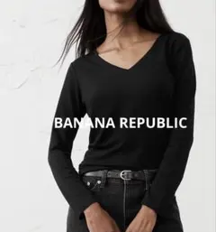 新品未使用 BANANA REPUBLIC タイムレスVネックL 定価5000円