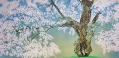 中島千波 【坪井の枝垂櫻】 リトグラフ - メルカリ