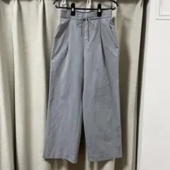 GLOBAL WORK グレー ワイドパンツ M