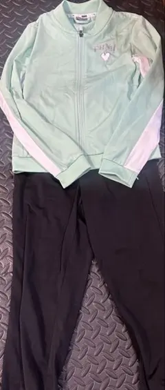 PUMA ジャージセット ミントグリーン/ブラック