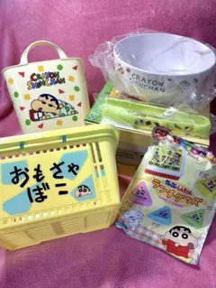 짱구 ミニバスケット 収納カゴ サラダボウル おにぎりケース