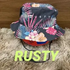 RUSTY⚪︎アウトドアハット⚪︎サファリハット⚪︎花柄⚪︎56cmのサムネイル