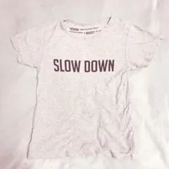 グレー 半袖 プリント Tシャツ