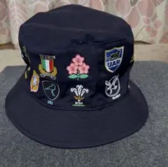 オアシス バケットハット Navy oasis 30周年 特別展 グッズ バケハ