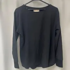 美品⭐️NANO universe ブラック 長袖Tシャツ LB.04