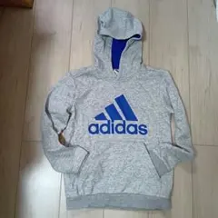 adidas グレー パーカー サイズ140