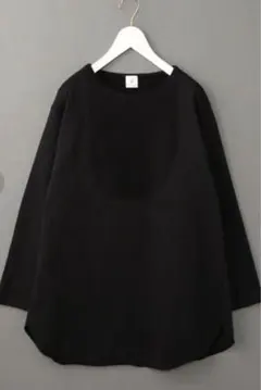 6ロク長袖　カットソーIKAMUNE TUNIC/チュニック ブラックのサムネイル