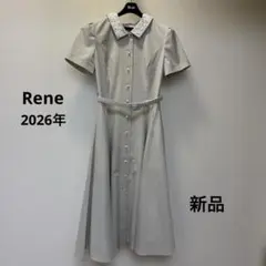 Rene】新品タグ付き定価132000円DM掲載2026最新モデル手洗い可38