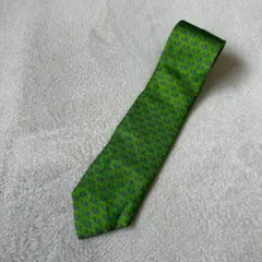 《 ネクタイ エルメス 》馬 グリーン 柄 おしゃれ ブランド シルク100%