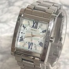 SEIKO LUKIA 7N82-0DK0 稼働　スクエア シェル　ダイヤイン