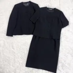 美品　SOIR BENIR 東京ソワール 高級フォーマル 3点セット 礼服 喪服