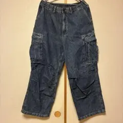 GU デニムカーゴパンツ Lサイズのサムネイル