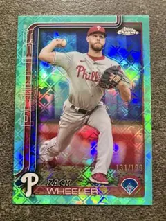 ロゴフラクター topps chrome zack wheeler /199