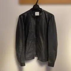 UNITED TOKYO シングルライダース 2 ブラック ラムレザー