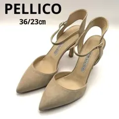 PELLICO 36 23cm バックストラップ ポインテッドトゥ パンプス - メルカリ