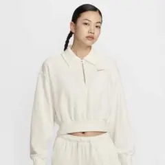 美品 NIKE ハーフジップスウェット M
