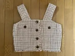 PHEENY Linen check camisole topsのサムネイル