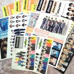 SnowMan CD ステッカーシート 12枚セット+おそ松さんフライヤー等